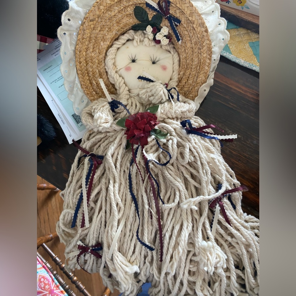Home made mop doll